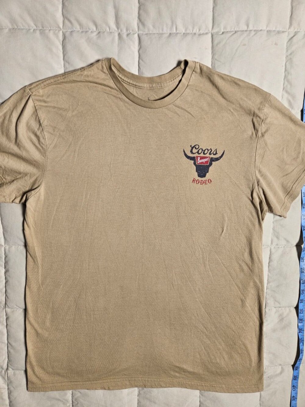 Coors Banquet Rodeo T-Shirt Tan L